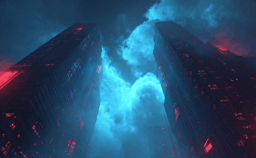 symmetrical_cyberpunk_cityscape